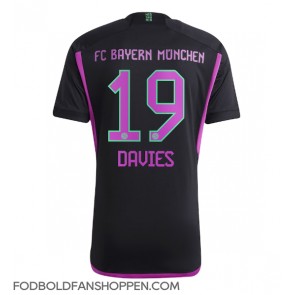 Bayern Munich Alphonso Davies #19 Udebanetrøje 2023-24 Kortærmet